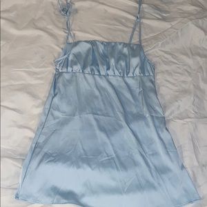 Babydoll silk dress
